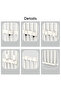 Baby Safe -  Gate Extension 40cm Tall Metal Safety Gate - White - 3