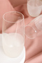 6-piece matte white crystal water glass and soda glass set - stylish and modern design - 2