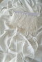 Half Meter White Ostrich Feather Ribbon Hobby Feather Otriş (50cm) - 3