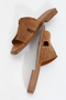 Kalven Women's Genuine Leather Slippers Tan Suede - 8