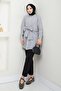 Striped Poplin Tie-Collar Shirt - Black / Ü103