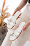 Ribbon Detail Women's Slippers Comfortable Light Sole