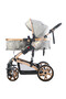 Teknum 3 in 1 Pram stroller-Grey - 5