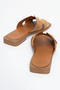 Kalven Women's Genuine Leather Slippers Tan Suede - 6