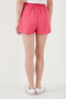 Cotton Zippered Asymmetrical Mini Short Skirt Shorts Skirt 668Yp4411 - 7