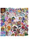 50pcs Random 50PCS Cartoon Psychedelic Mushroom Stickers Aesthetics Laptop Guitar Luggage Phone Wate - 8