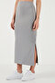 Slim Fit Slit Detailed Floor-Length Crop Suit Set 5866148 - 5