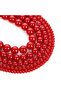 6mm approx 60pcs Red Coral Stone Beads Round Loose Spacer Beads for Jewelry Making DIY Charms Bracel - 7