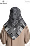 Women's Amber Scarf Black-Grey