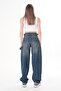Women's Palazzo Jeans with Belt Detail 260025 - 5