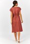 Women's Brick Waist Elastic Tie Dress Arm-22Y001139 - 4