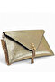 Women's Portfolio & Clutch Bag with Gold Chain Strap (29 X 19 cm) - 4