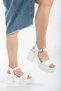 Noya White Heeled Sandals - 3