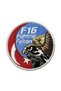 F16 Fighting Falcon 3d Patch Nakış Peç 9 Cm