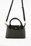 Gray-Black Tiger Long Strap Hand, Arm and Shoulder Bag - 4