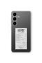 Samsung Galaxy S24 Fe Compatible Acdc Back in Black Album Plug Design Printed Transparent Case