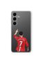 Samsung Galaxy S24 Compatible C. Ronaldo Design Printed Transparent Case
