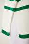 Turtleneck Oversize Striped Knitwear Sweater Green Bone Lbv0021 - 6