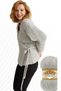 Alize Angora Gold Hand Knitting Thread Yarn Wool Vest Yarn 4 Pieces Acrylic Wool Yarn - 3