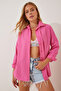 Oversize Basic Shirt Vibrant Pink Ldd0003