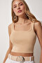 White Crop Knitwear Blouse 2-Piece Strap Summer Set - Biscuit Lyy0011 - 5