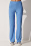 Light Blue Ribbed Stretchy Knitted Set - Lkh0003 - 5