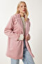 Pink Faux Fur Coat - Lrv0024 - 2