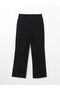 Trendlucky Women's Pleated Trousers with Linen Blend with Difference in Color - 5