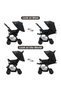 Reversible Look at Me Stroller-Black - 3
