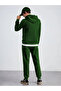 Men's Basic Plain Oversize 3 Thread Raised Tracksuit Suit - 3