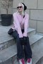 Pink Crew Neck Braided Knitwear Sweater Mg2336 - 6