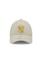 Wmns Metallic Logo 9Forty Neyyan Cap Beige Women's Hat - 3