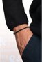 Men's Black Bracelet with Minimal Hematite Stones Suitable for Daily Wear - 6