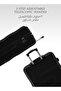 Hardside Travel Trolley Luggage 2 Pcs Set-BLACK - 4