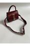 Bunny Model Hand and Women's Shoulder Bag Claret Red - 3