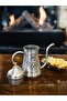 وعاء زيت نحاسي أصلي مطرز موديل فضي اللون رقم: 2 - 2