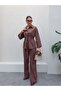 Tie Waist Shirt Pants Set - 4