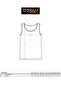 Özkan 0111 Pack of 6 Women's 100% Cotton Ribbed Flexible Comfortable Ribbed Thick Strap Knitted Undershirt - 6