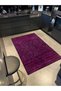 Purple Color Patterned Woven Base Carpet in Indoor Color and Washable Carpet Aloha181 - 2