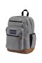 Solid Backpack with Adjustable Straps and Zip Closure - 21x31x44 cms - 2