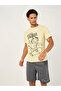 Garfield Graphic Print T-Shirt and Shorts Set - 2