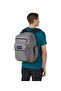 Solid Backpack with Adjustable Straps and Zip Closure - 21x31x44 cms - 5