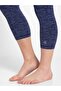 Athleisure Women Slim Fit Capri 1391-01 Blue - 6