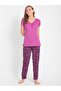 Woven long pant RX02-01 Purple - 4