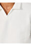 Quilted Texture Revere Collar Relaxed Polo - 4
