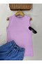 Pink Viscose Round Neck Sleeveless Women's Body Undershirt