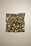 100% Silk Bandana Scarf(55X55 cm)-Vincent Van Gogh (Almond Tree Black)
