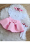 Girls' Sequined Heart Skirt Set - 4