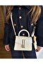 Gold Double Buckle Bag Cream - 6