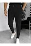 Men's High Waist Front Lace-Up Pocket Waffle Pants